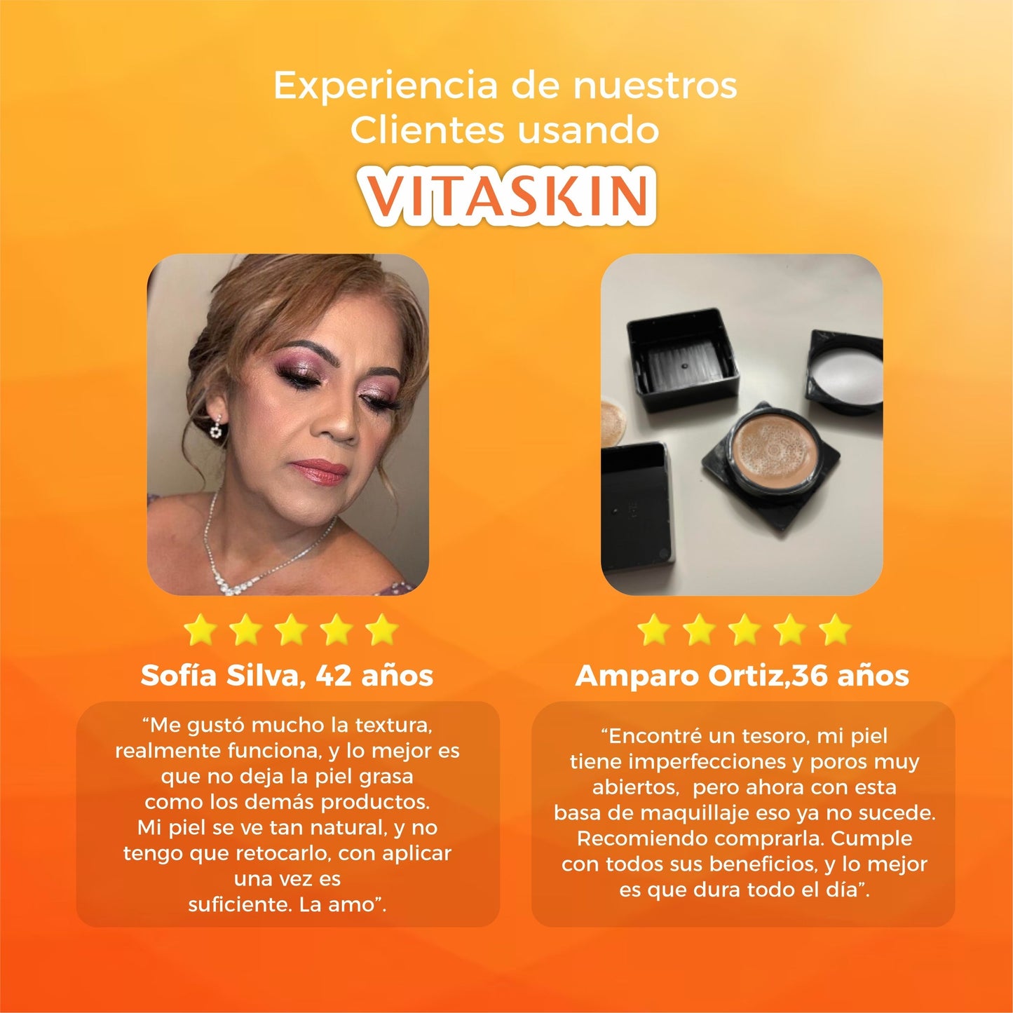 Base de Maquillaje en Crema Anti-Edad - VitaSkin®